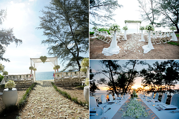  สถานที่จัดงานแต่งงาน, Sala Phuket Resort, งานแต่งงานริมทะเล, beach wedding