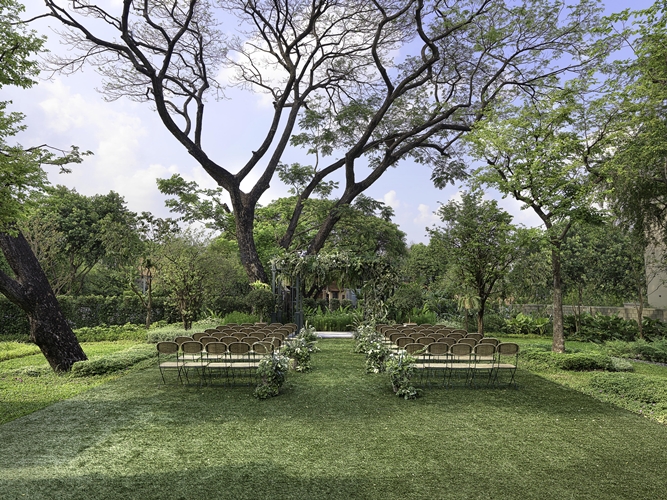 The Infinity Lawn The Botanical House Bangkok พระราม 9 สถานที่จัดงานแต่งงาน แต่งงานในสวน